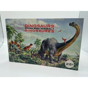 Brooke Bond Dinosaurs No. 5 Incomplete Set 39/48 in Album Tea Cards Red Rose Tea